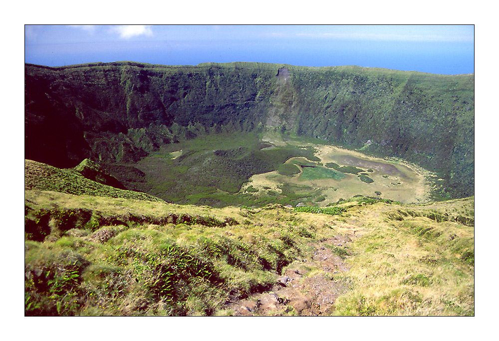 Vulkankrater (Caldeira) auf Faial (Azoren)