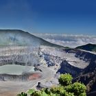 Vulkankrater in Costa Rica