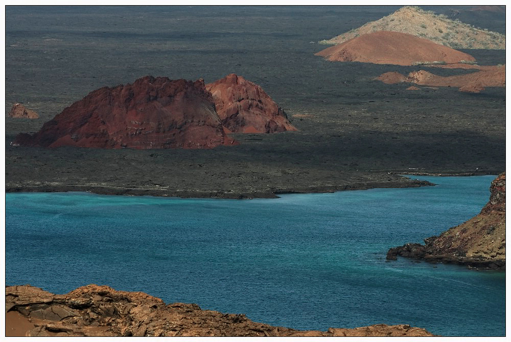 Vulkanlandschaft auf Galapagos