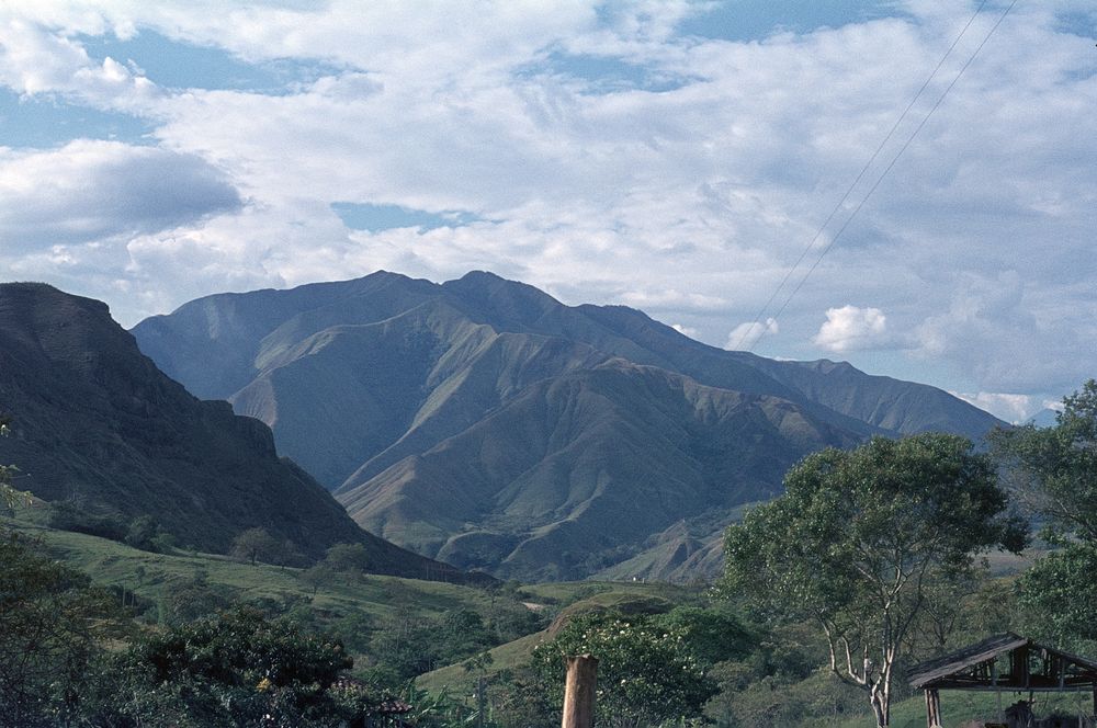 Vulkanlandschaft in Süd-Kolumbien ...