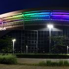 VW Arena  Westseite Pano zyl. 