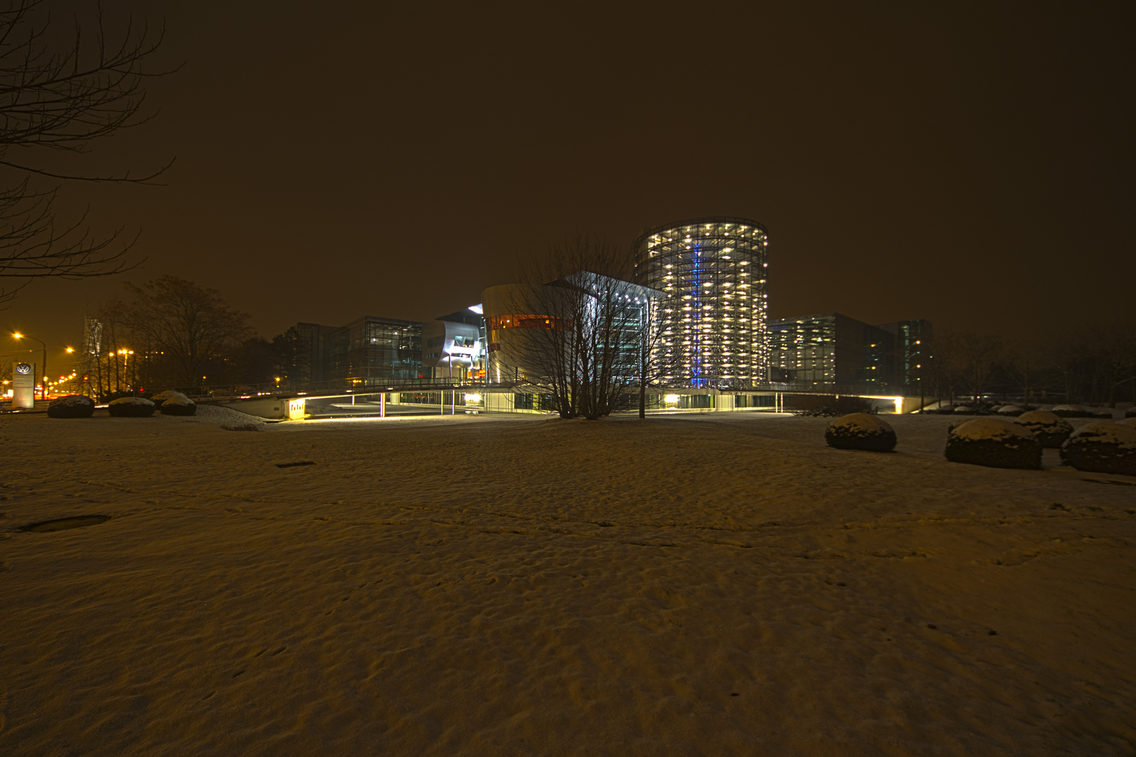 VW bei Schnee