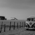 VW Bulli am Strand
