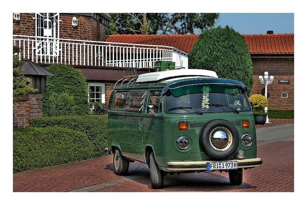 VW - Bulli, fertig zumTreffen der Luftgekühlten in Cuxhaven
