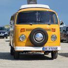 VW Bulli on the Beach