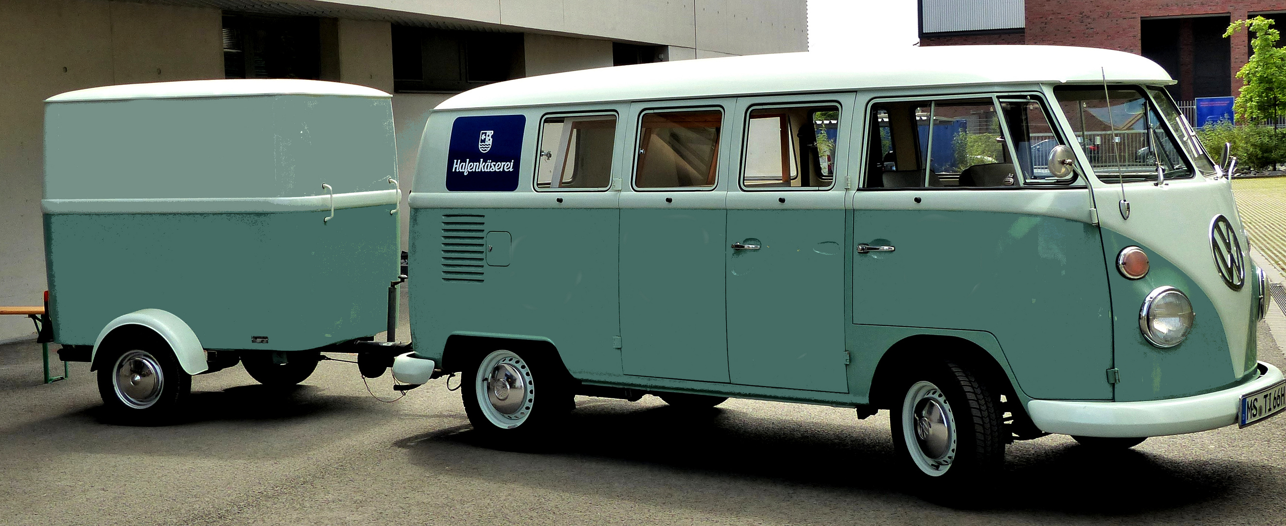 VW Bulli T1 Gespann