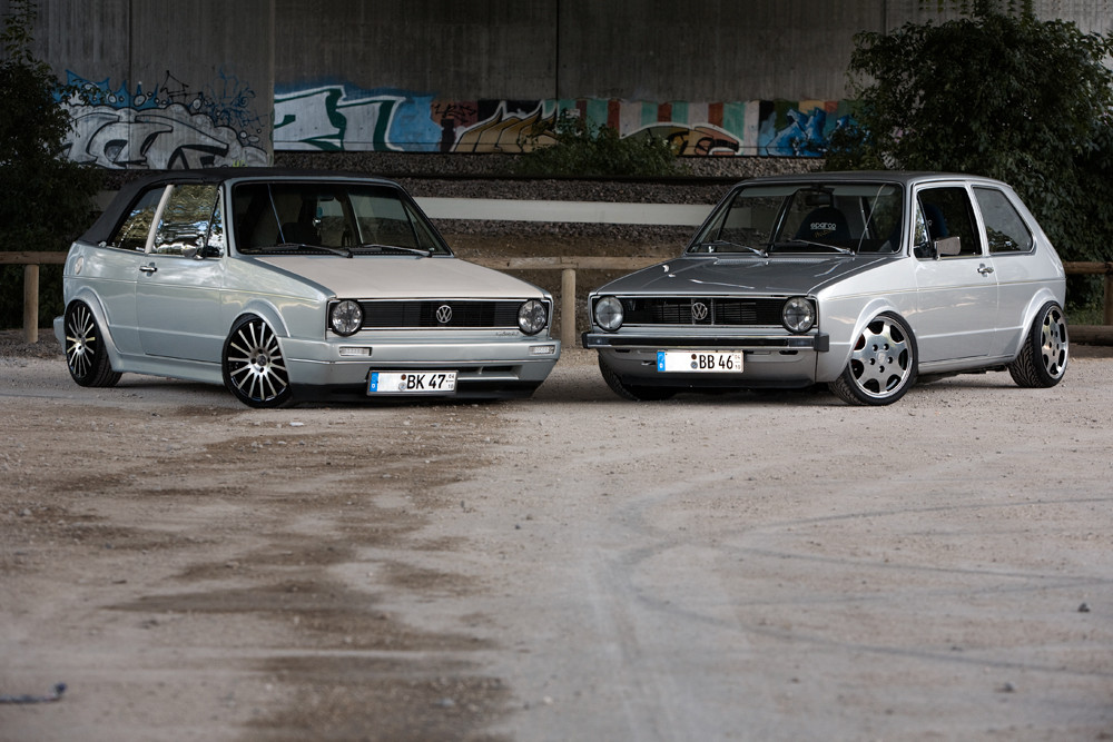 VW Golf MK I Newschool vs Oldschool