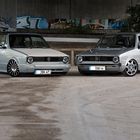 VW Golf MK I Newschool vs Oldschool