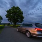 VW im Sonnenuntergang