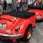 VW Käfer Cabrio mit Anhänger