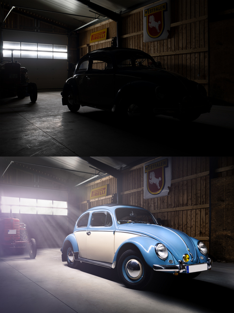 VW Käfer - es werde Licht