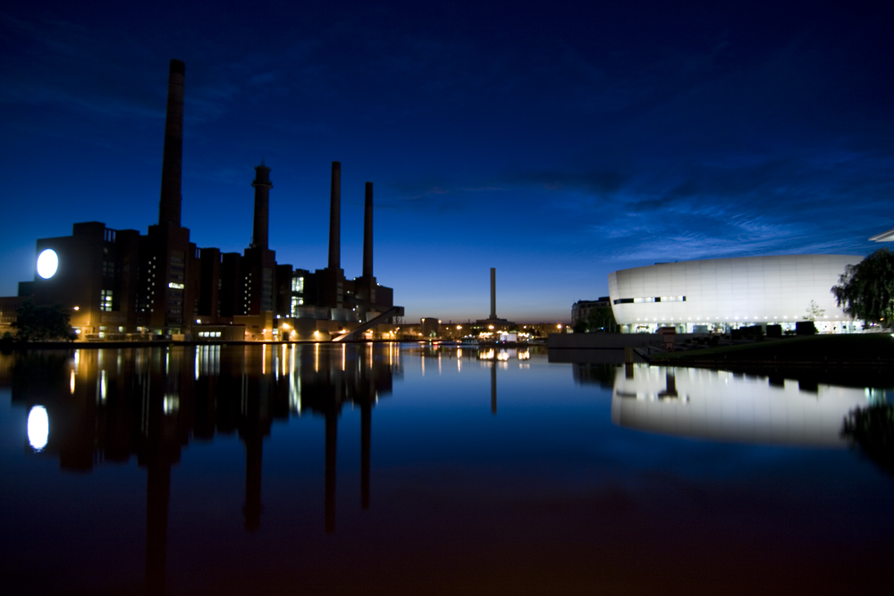 VW-Kraftwerk und die Autostadt