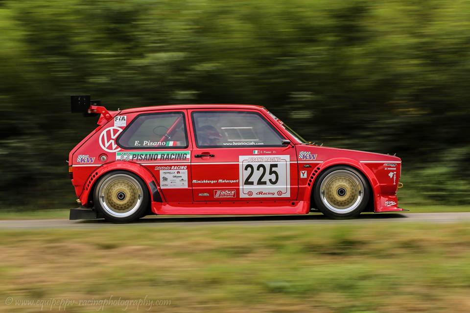 VW MK1 "Minichberger" Golf beim Bergrennen in Turckheim 2016