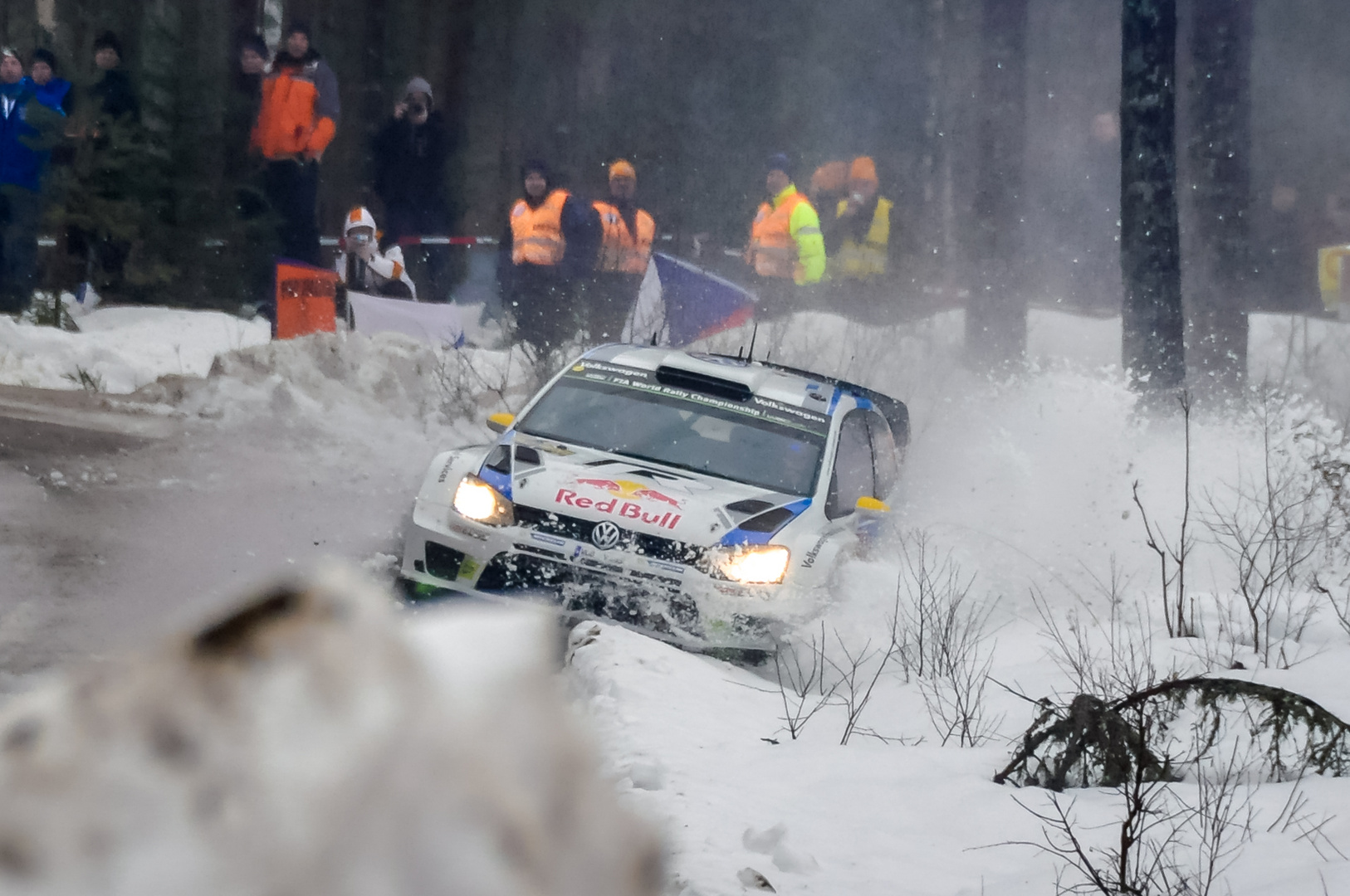 VW Polo WRC auf abwegen