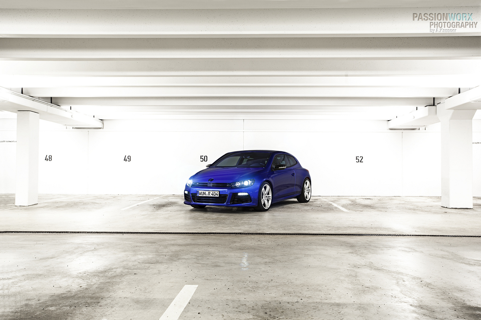 VW Scirocco Tiefgarage