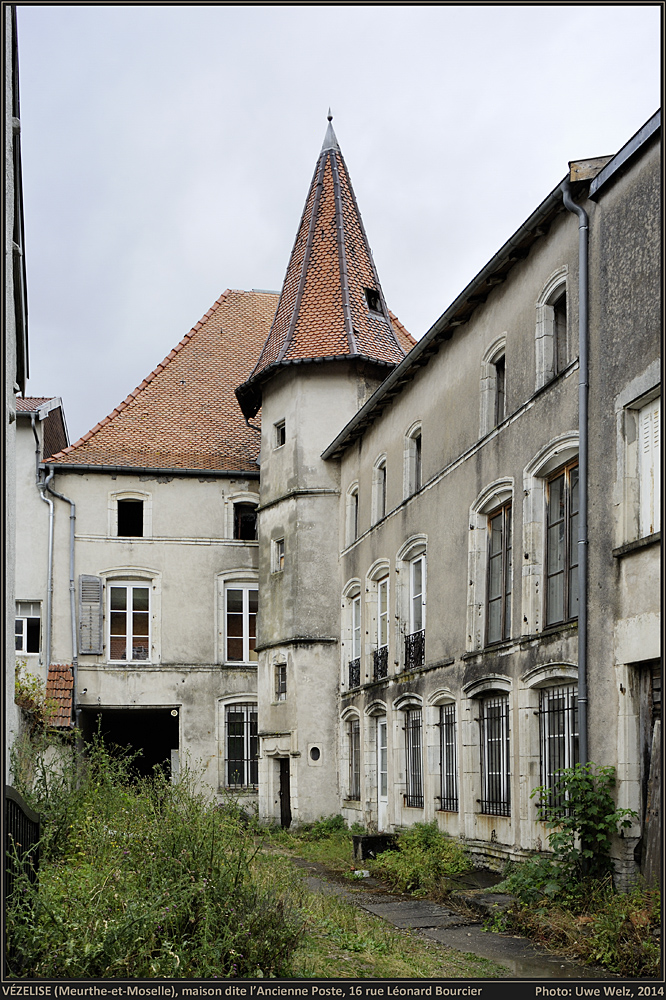 VÉZELISE, maison dite l'Ancienne Poste (54 Meurthe-et-Moselle)