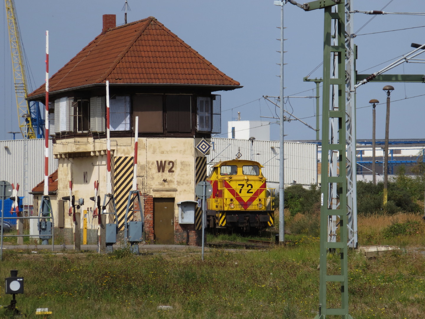 W2 mit Lok 72 in Wismar