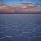 Wabenmuster auf dem Salar de Uyuni