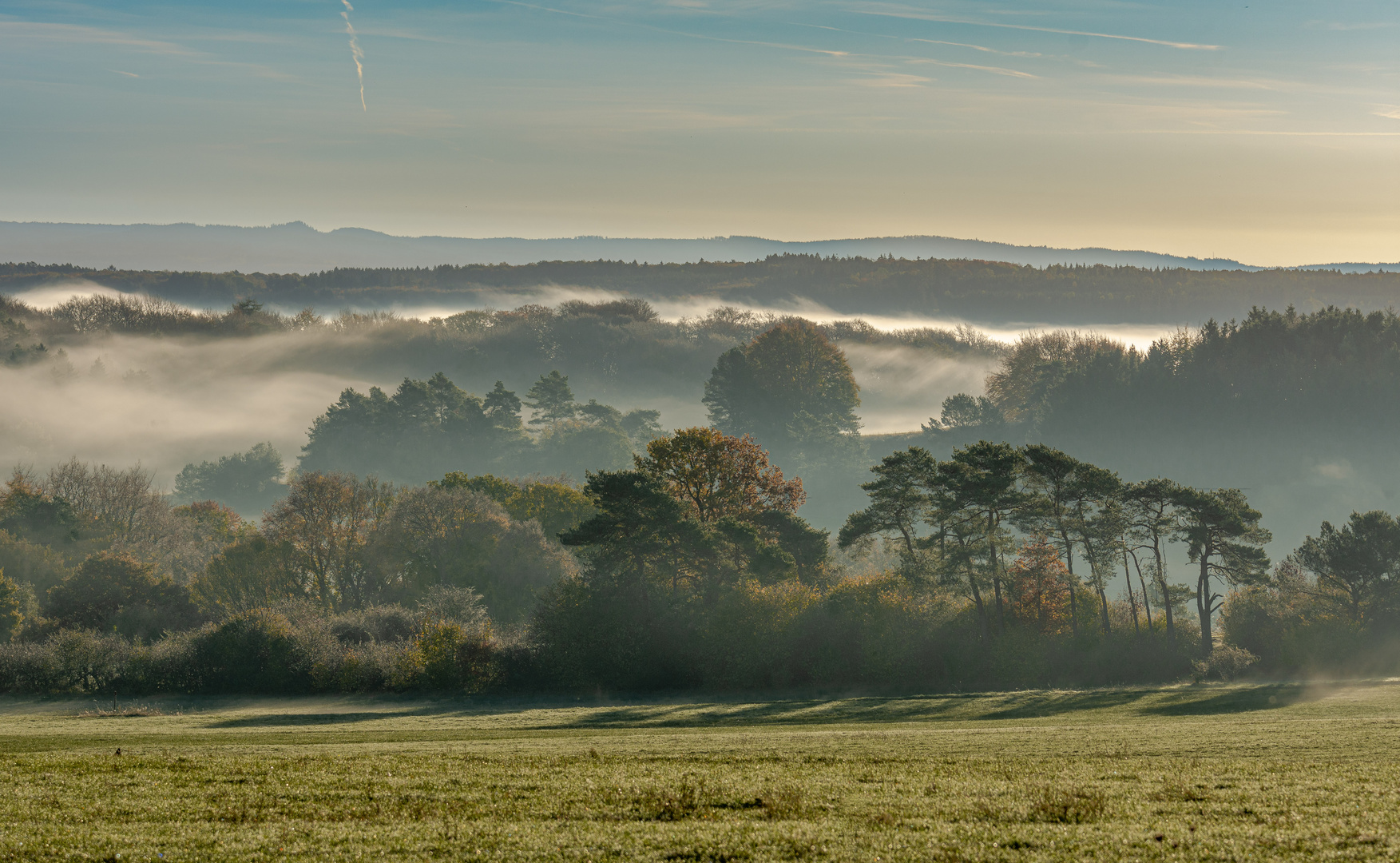 Wabernder Morgendunst