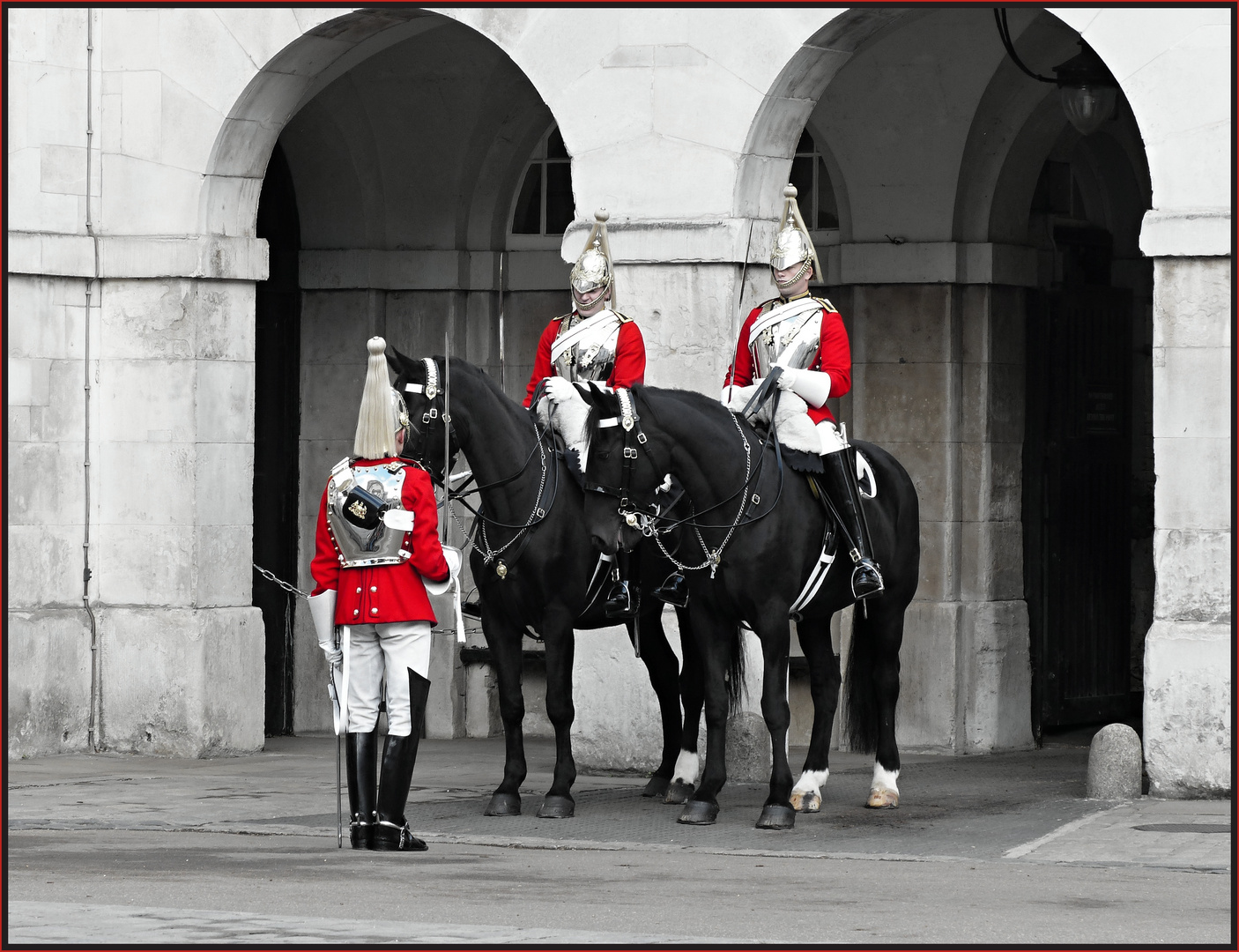 Wachablösung am Horse Guards