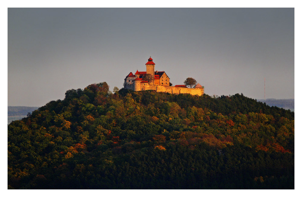 Wachsenburg im Abendlicht