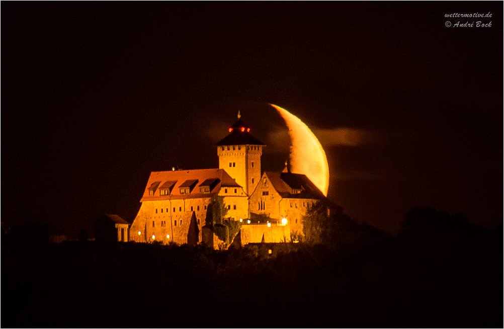 Wachsenburg mit Halbmond