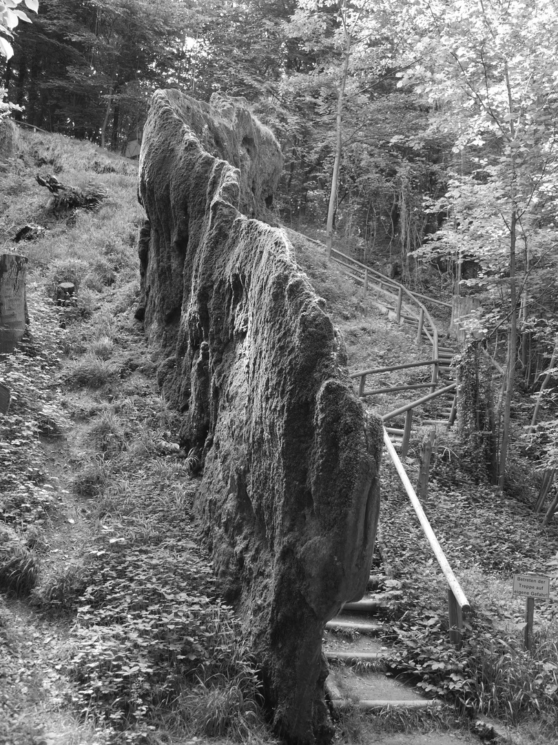 Wachsender Felsen in Usterling