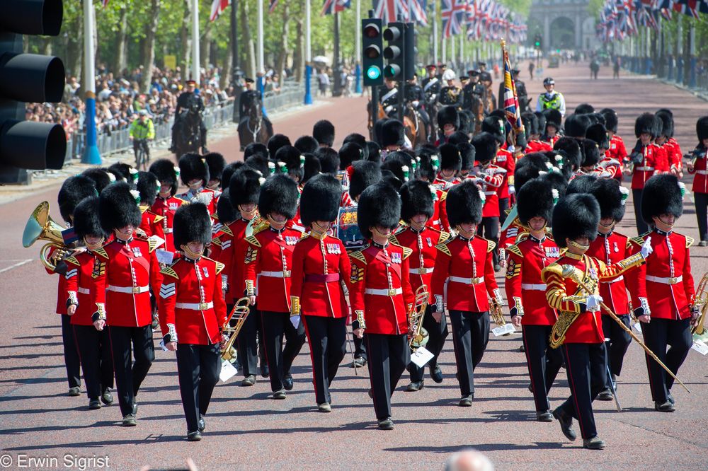 Wachtablösung beim Buckingham-Palace (London/England)