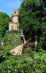 Wachturm des Barockschlosses in Ludwigsburg