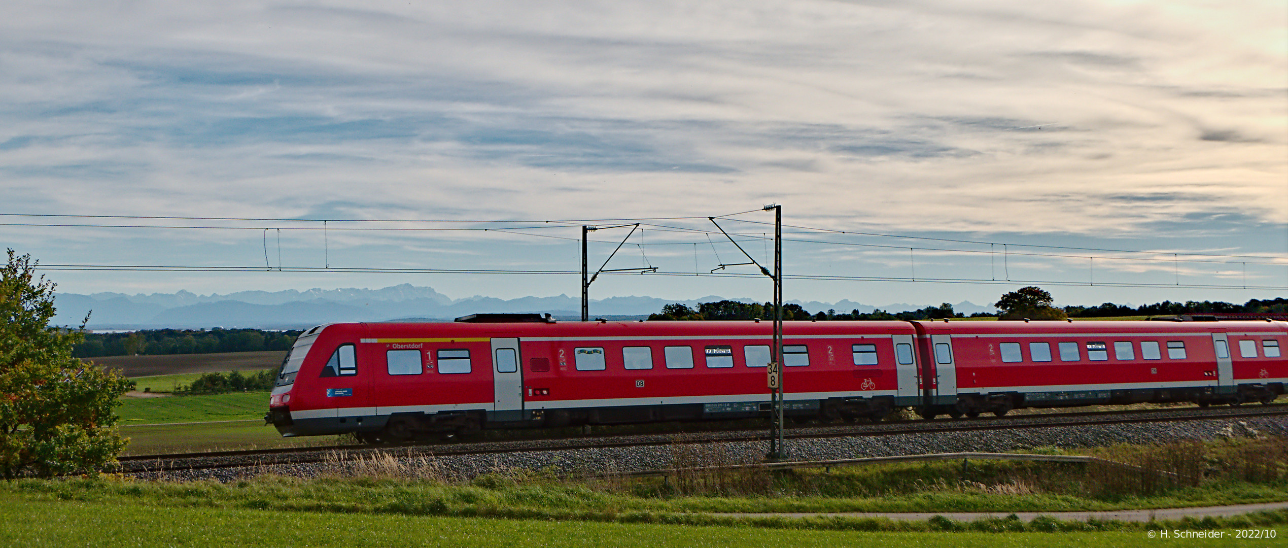 "Wackeldackel" vor Bergpanorama