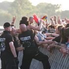 Wacken von der Iron Maiden Bühne ....Crowdsurfer