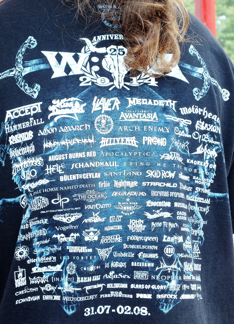 Wacken, wieder einen interessanten Rücken.........