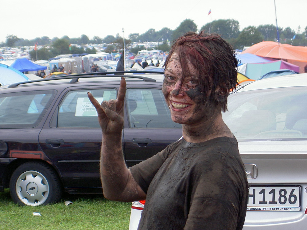 Wacken2009-sie ist gut drauf