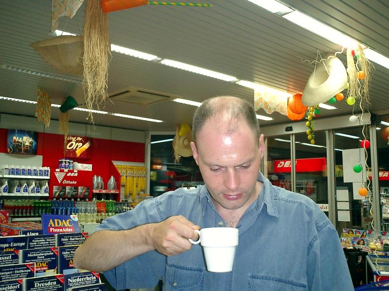 wadd eine läcka tasse kaffeee