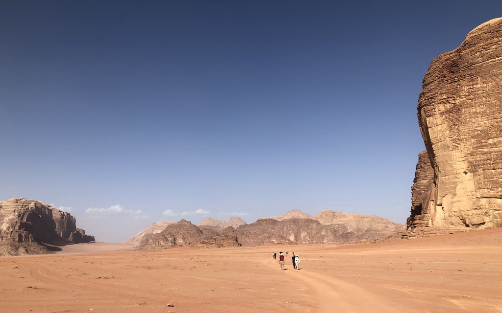 Wadi Rum - auf dem Weg zum Camp...