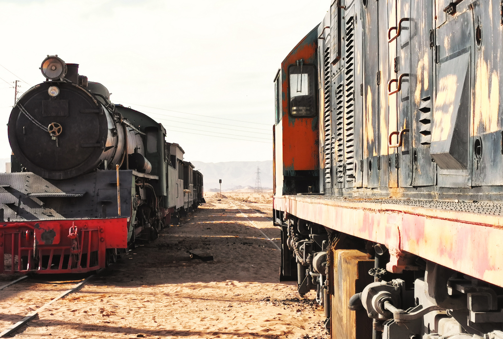 Wadi Rum Bahnhof Hedschasbahn