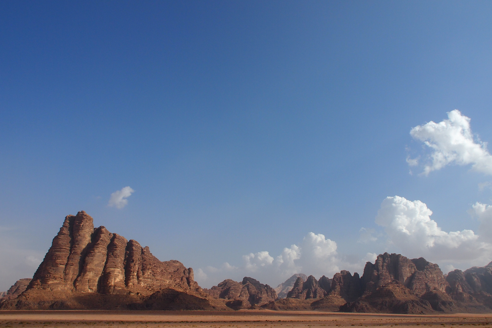 Wadi Rum in Jordanien - endlose Weite