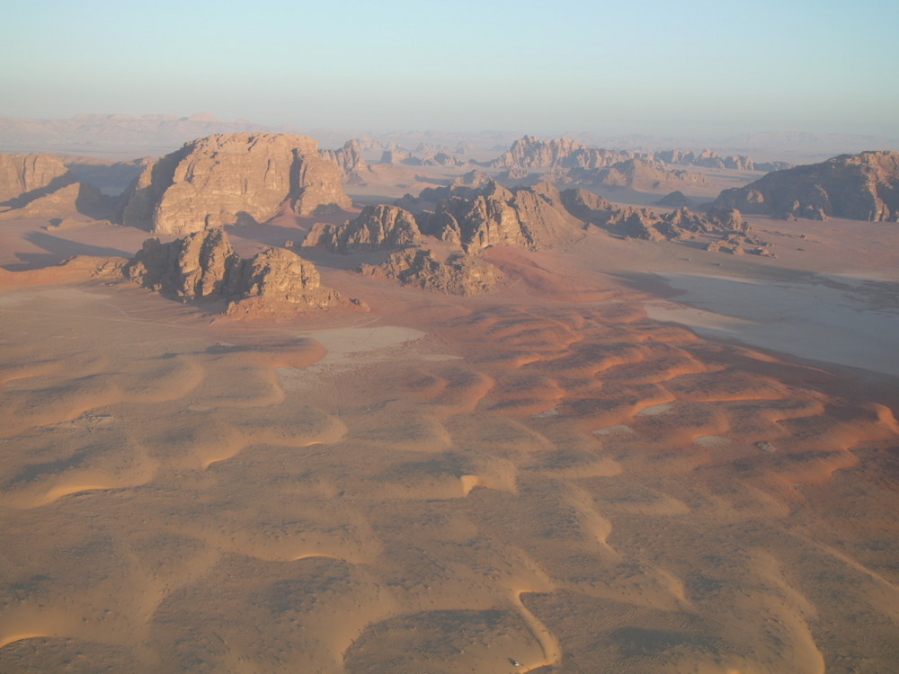 Wadi Rum - Luftbild