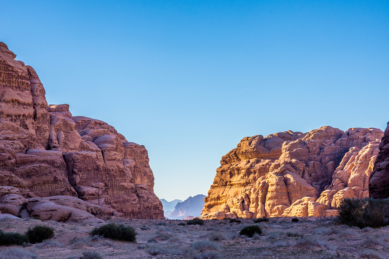 Wadi Rum - Sonnenuntergang