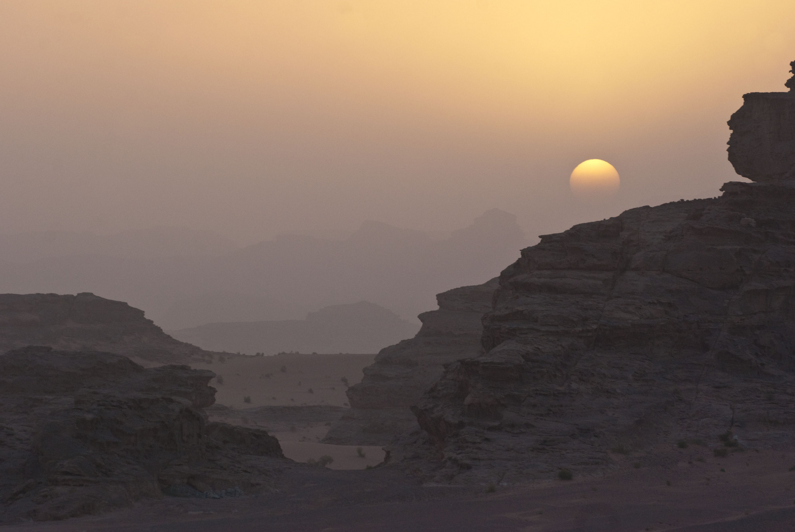 Wadi Rum, Sonnenuntergang