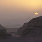 Wadi Rum, Sonnenuntergang