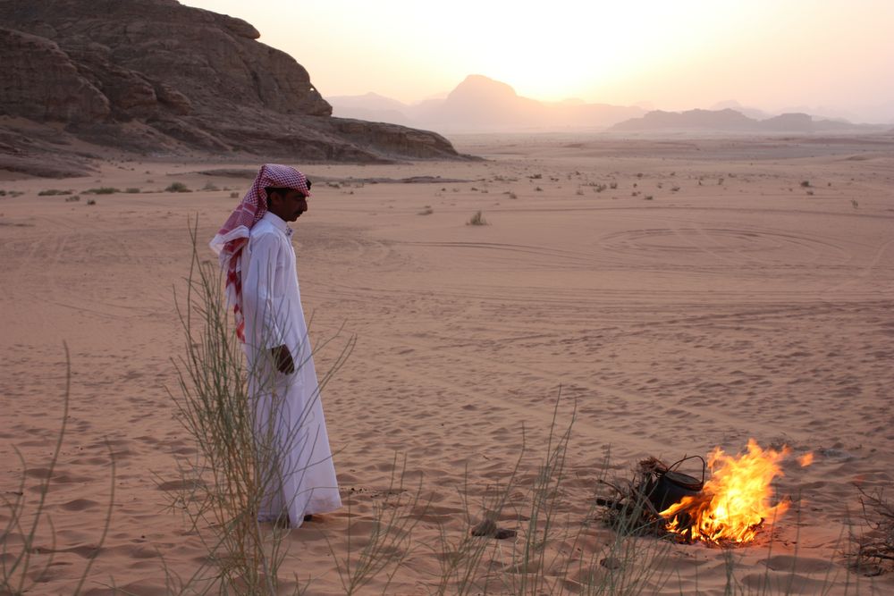 Wadi Rum - Sonnenuntergang