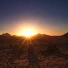 Wadi Rum: sunset