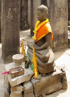 Wächter am Eingang zum Bayon