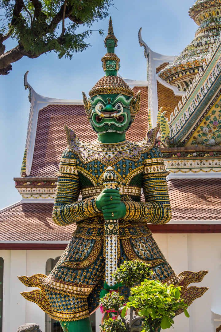 Wächter im Wat Arjun - Bangkok