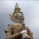 Wächterfigur Im Grand Palace, Bangkok