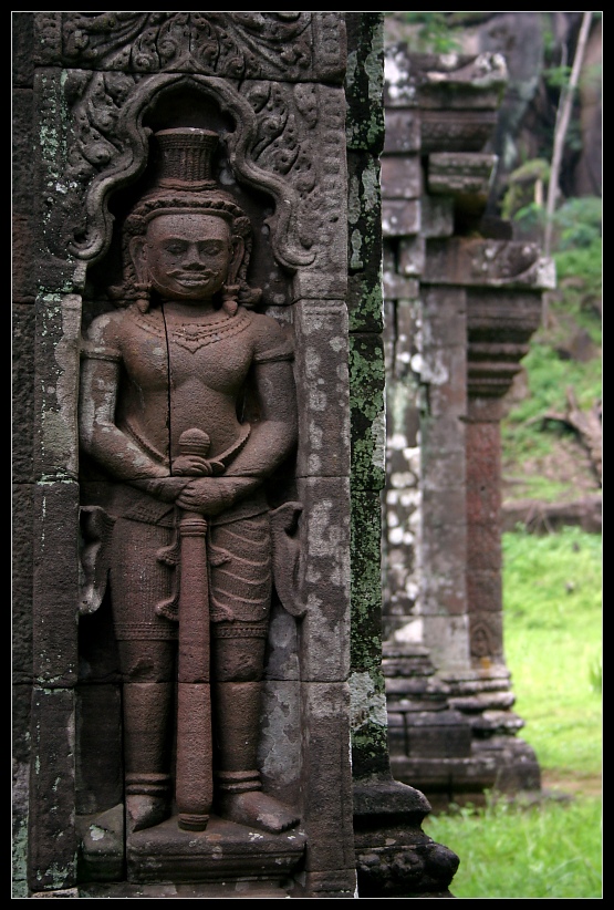 Wächterfigur, Wat Phou, Laos