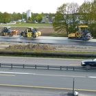 Während auf der alten Süd Trasse Asphalt Fahrzeuge  neue Wege ziehen -