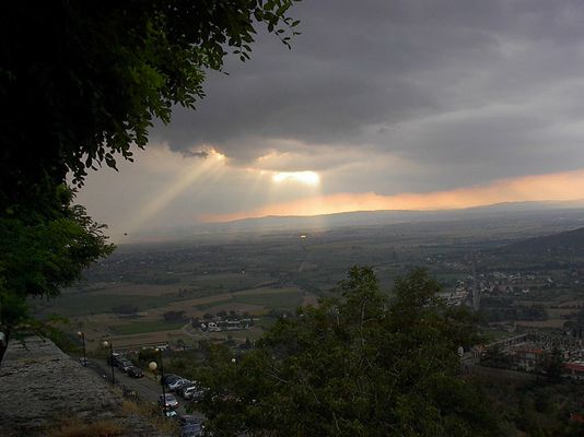 Während eines Gewitters