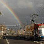 Während eines Regenguß...